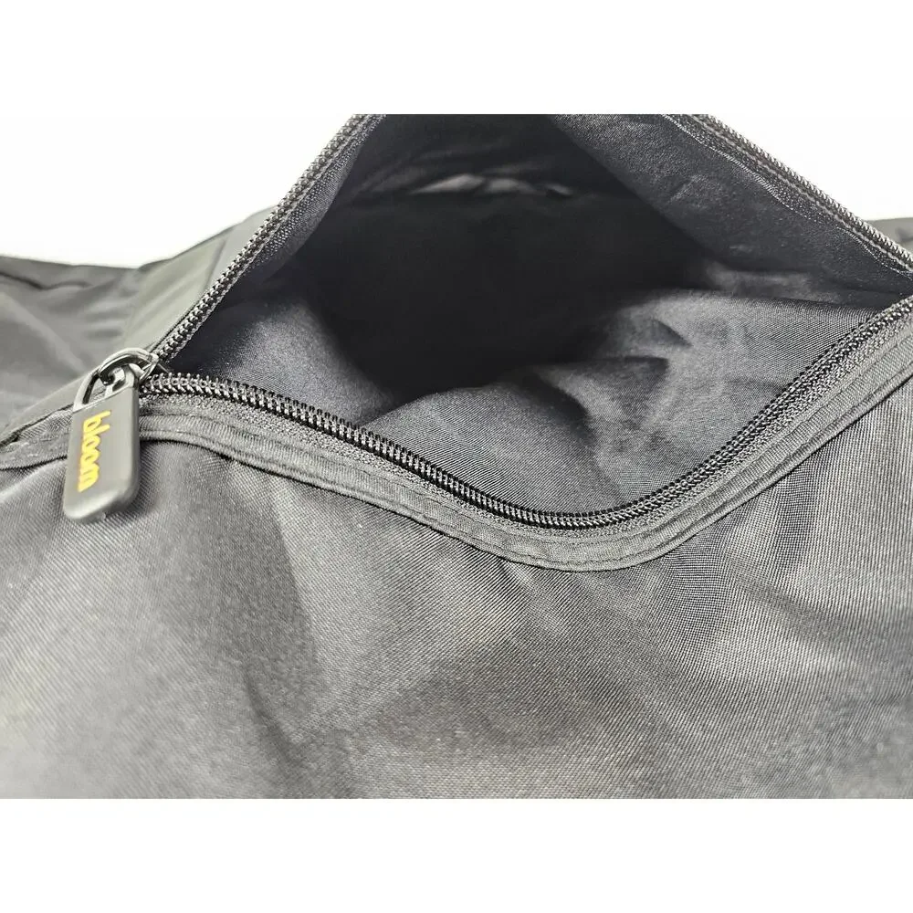 BLOOM COCO GO CARRYBAG – BLACK DUFFLE – CONVENIENT PACKABLE POUCH – MULTIPURPOSE